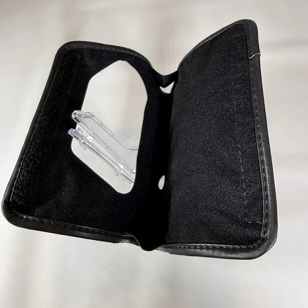 VTG Sony TCD-D8 DAT Walkman Protective‎ Pouch Case Black Leather Retro Y2K Tech